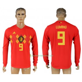 Fußballtrikots Belgien Romelu Lukaku 9 WM 2018 Langarm Heimtrikotsatz kaufen