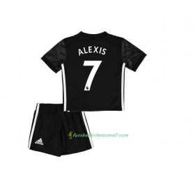 Fußballtrikots Manchester United Alexis Sanchez 7 Kinder 2017-2018 Kurzarm Auswärts-trikot kaufen