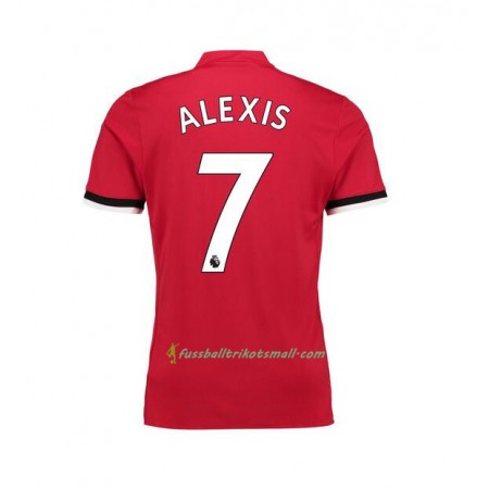Fußballtrikots Manchester United Alexis Sanchez 7 2017-2018 Kurzarm Heimtrikotsatz kaufen