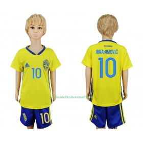 Fußballtrikots Schweden Zlatan Ibrahimovic 10 Kinder WM 2018 Heimtrikotsatz kaufen