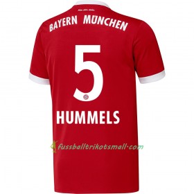 Fußballtrikots FC Bayern München Hummels 5 2017-2018 Kurzarm Heimtrikotsatz kaufen