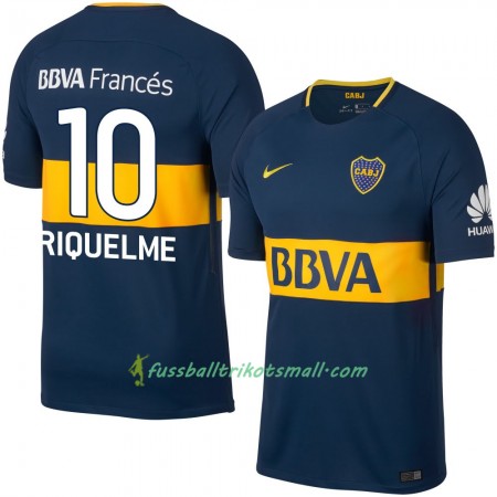 Fußballtrikots Boca Juniors Riquelme 2017-2018 Kurzarm Heimtrikotsatz kaufen