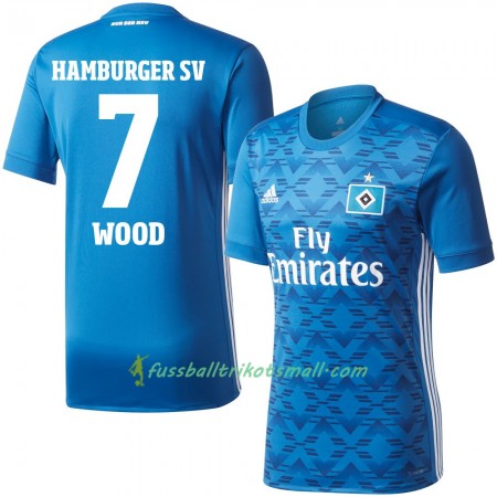 Fußballtrikots Hamburger SV Wood 7 2017-2018 Kurzarm Auswärts-trikot kaufen