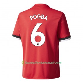 Fußballtrikots Manchester United Pogba 6 2017-2018 Kurzarm Heimtrikotsatz kaufen