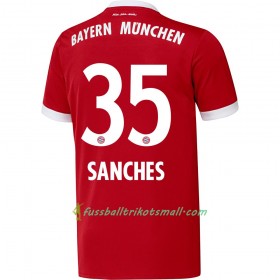 Fußballtrikots FC Bayern München Sanches 35 2017-2018 Kurzarm Heimtrikotsatz kaufen
