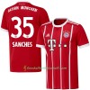 Fußballtrikots FC Bayern München Sanches 35 2017-2018 Kurzarm Heimtrikotsatz kaufen