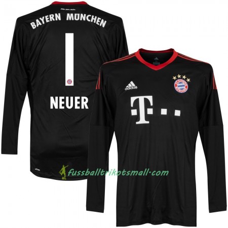 Fußballtrikots FC Bayern München Neuer 1 Torwart 2017-2018 Langarm Heimtrikotsatz kaufen