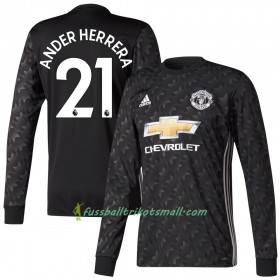 Fußballtrikots Manchester United Ander Herrera 2017-2018 Langarm Auswärts-trikot kaufen