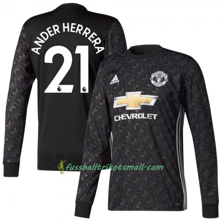 Fußballtrikots Manchester United Ander Herrera 2017-2018 Langarm Auswärts-trikot kaufen