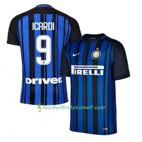 Fußballtrikots Inter Mailand Icardi 9 2017-2018 Kurzarm Heimtrikotsatz kaufen