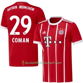 Fußballtrikots FC Bayern München Coman 29 2017-2018 Kurzarm Heimtrikotsatz kaufen