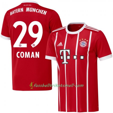 Fußballtrikots FC Bayern München Coman 29 2017-2018 Kurzarm Heimtrikotsatz kaufen