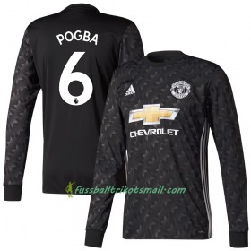 Fußballtrikots Manchester United Pogba 6 2017-2018 Langarm Auswärts-trikot kaufen