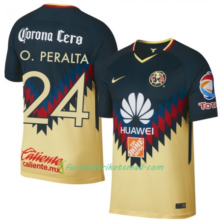 Fußballtrikots Club América O. Peralta 2017-2018 Kurzarm Heimtrikotsatz kaufen