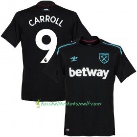 Fußballtrikots West Ham United Carroll 9 2017-2018 Kurzarm Auswärts-trikot kaufen
