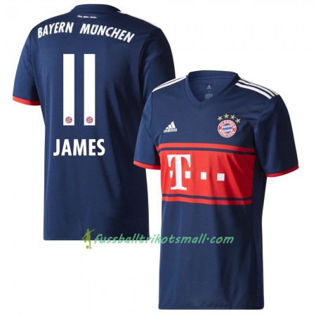Fußballtrikots FC Bayern München James 11 2017-2018 Kurzarm Auswärts-trikot kaufen
