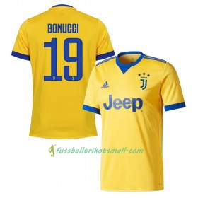 Fußballtrikots Juventus Turin Bonucci 19 2017-2018 Kurzarm Auswärts-trikot kaufen