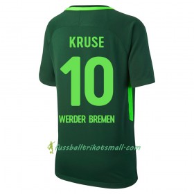 Fußballtrikots Werder Bremen Kruse 10 2017-2018 Kurzarm Heimtrikotsatz kaufen