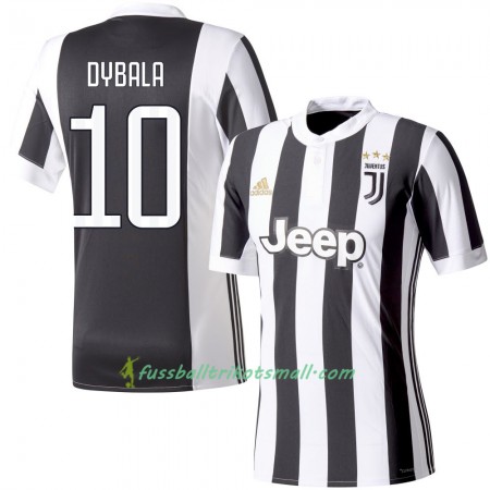 Fußballtrikots Juventus Turin Dybala 10 2017-2018 Kurzarm Heimtrikotsatz kaufen