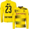 Fußballtrikots Borussia Dortmund Kagawa 23 2017-2018 Langarm Heimtrikotsatz kaufen