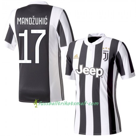 Fußballtrikots Juventus Turin Mandzukic 17 2017-2018 Kurzarm Heimtrikotsatz kaufen