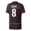 Fußballtrikots AC Mailand Suso 8 2017-2018 Kurzarm Ausweichtrikot kaufen