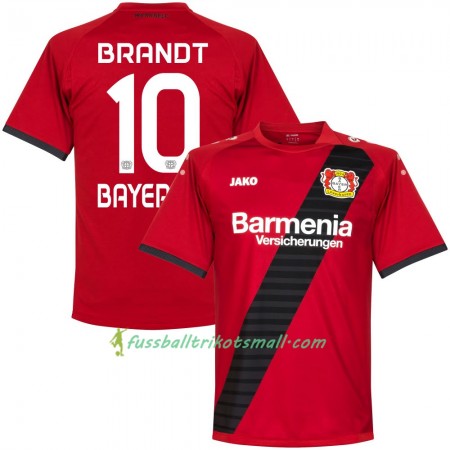 Fußballtrikots Bayer Leverkusen Brandt 10 2017-2018 Kurzarm Auswärts-trikot kaufen