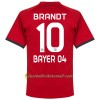Fußballtrikots Bayer Leverkusen Brandt 10 2017-2018 Kurzarm Auswärts-trikot kaufen