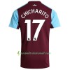 Fußballtrikots West Ham United Chicharito 17 2017-2018 Kurzarm Heimtrikotsatz kaufen
