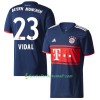 Fußballtrikots FC Bayern München Vidal 23 2017-2018 Kurzarm Auswärts-trikot kaufen