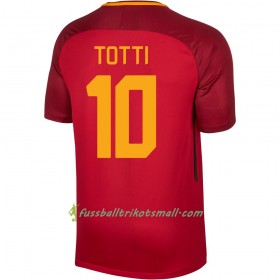 Fußballtrikots AS Rom Totti 10 2017-2018 Kurzarm Heimtrikotsatz kaufen