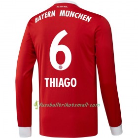Fußballtrikots FC Bayern München Thiago 6 2017-2018 Langarm Heimtrikotsatz kaufen