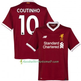 Fußballtrikots Liverpool Coutinho 2017-2018 Kurzarm Heimtrikotsatz kaufen