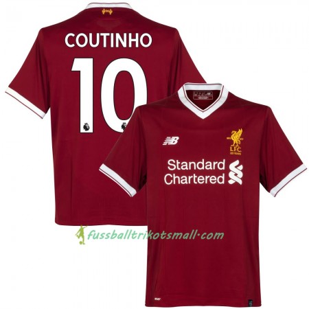Fußballtrikots Liverpool Coutinho 2017-2018 Kurzarm Heimtrikotsatz kaufen