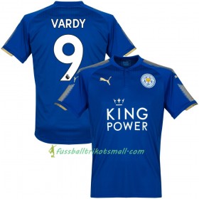 Fußballtrikots Leicester City Vardy 2017-2018 Kurzarm Heimtrikotsatz kaufen