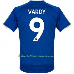 Fußballtrikots Leicester City Vardy 2017-2018 Kurzarm Heimtrikotsatz kaufen