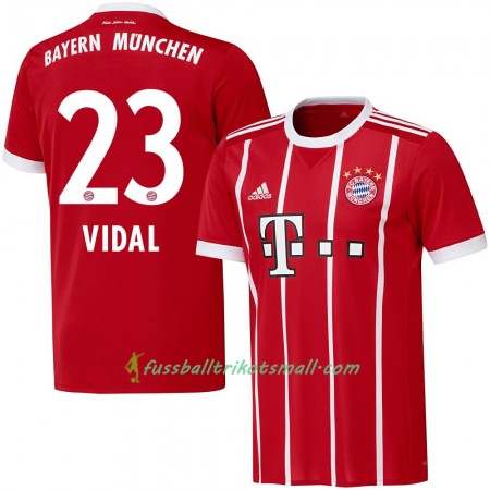 Fußballtrikots FC Bayern München Vidal 23 2017-2018 Kurzarm Heimtrikotsatz kaufen