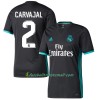 Fußballtrikots Real Madrid Carvajal 2017-2018 Kurzarm Auswärts-trikot kaufen