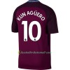 Fußballtrikots Manchester City Kun Agüero 2017-2018 Kurzarm Auswärts-trikot kaufen