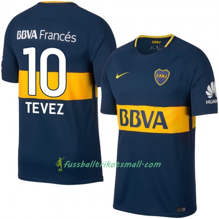 Fußballtrikots Boca Juniors Tevez 2017-2018 Kurzarm Heimtrikotsatz kaufen