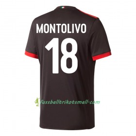 Fußballtrikots AC Mailand Montolivo 18 2017-2018 Kurzarm Ausweichtrikot kaufen