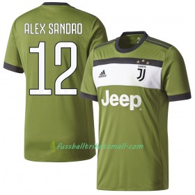 Fußballtrikots Juventus Turin Alex Sandro 12 2017-2018 Kurzarm Ausweichtrikot kaufen