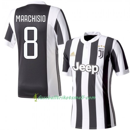 Fußballtrikots Juventus Turin Marchisio 8 2017-2018 Kurzarm Heimtrikotsatz kaufen