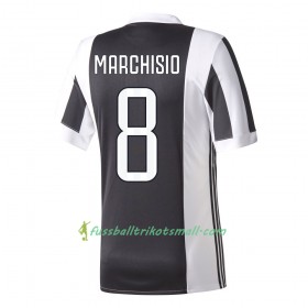 Fußballtrikots Juventus Turin Marchisio 8 2017-2018 Kurzarm Heimtrikotsatz kaufen