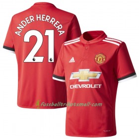 Fußballtrikots Manchester United Ander Herrera 2017-2018 Kurzarm Heimtrikotsatz kaufen