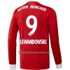 Fußballtrikots FC Bayern München Lewandowski 9 2017-2018 Langarm Heimtrikotsatz kaufen