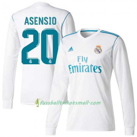 Fußballtrikots Real Madrid Asensio 2017-2018 Langarm Heimtrikotsatz kaufen