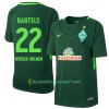 Fußballtrikots Werder Bremen Bartels 22 2017-2018 Kurzarm Heimtrikotsatz kaufen