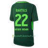 Fußballtrikots Werder Bremen Bartels 22 2017-2018 Kurzarm Heimtrikotsatz kaufen