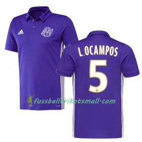 Fußballtrikots Olympique Marseille LUCAS OCAMPOS 5 2017-2018 Kurzarm Ausweichtrikot kaufen